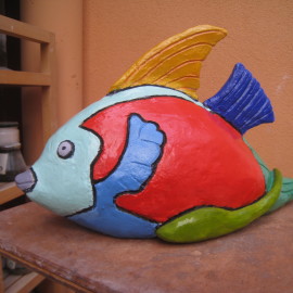 Un poisson en hiver